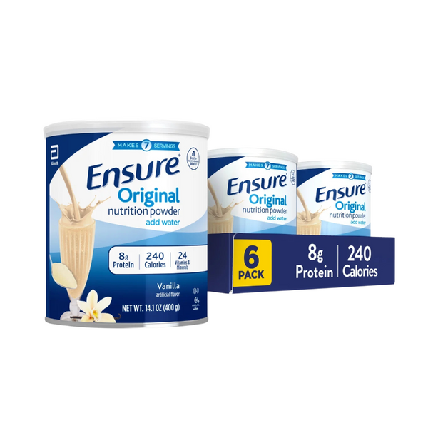 1 Thùng (6 Lon) Ensure Original Vanilla – Nutrition Powder 400g/Lon (14.1 oz)